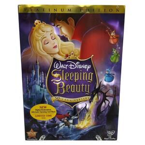 Brand new Sealed Walt Disney Sleeping Beauty 50th Anniversary DVD w Slip Cover